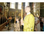 Богослужение в Неделю всех святых в земле Русской просиявших.