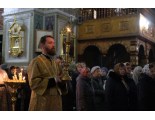 Богослужение накануне престольного праздника