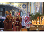 Архиерейское богослужение в понедельник Светлой седмицы