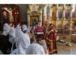 Архиерейское богослужение в понедельник Светлой седмицы