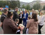 Клирик храма принял участие в торжественной линейке, посвящённой началу нового учебного года