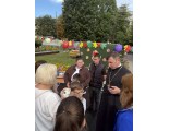 Клирик храма принял участие в торжественной линейке, посвящённой началу нового учебного года