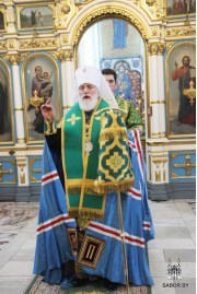 Всенощное бдение в Свято-Духовом кафедральном соборе Минска (24.04.16)