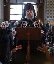 Правящий архиерей совершил чтение Великого канона святого Андрея Критского в Свято-Николаевском храме